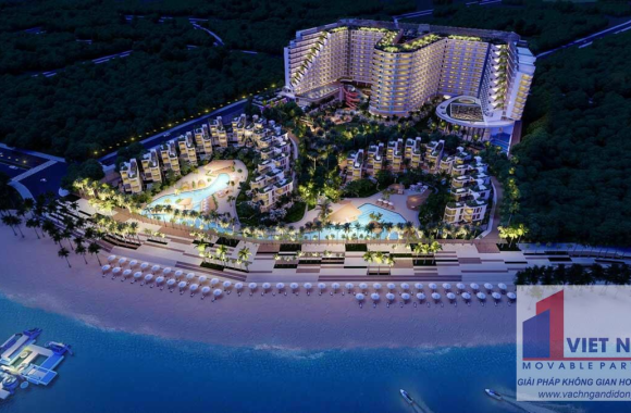 Vách Ngăn Di Động Hafele Tại Charm Resort Long Hải