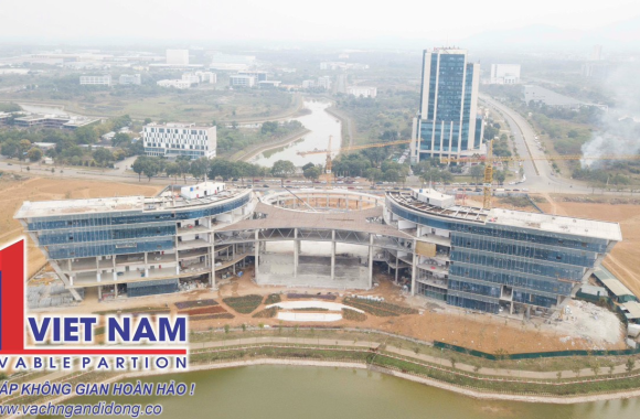 Dự án Trung Tâm Đổi Mới Sáng Tạo Quốc Gia: Vách ngăn di động cho khối nhà sự kiện