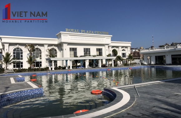 Vách ngăn mdf phủ melamine tại Royal Plaza Center Tuyên Quang
